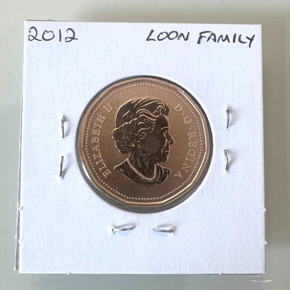 2012, 2012, 2013 and 2013 Canada Special Edition Specimen $1 Dollar Loonies! - Picture 6 of 10